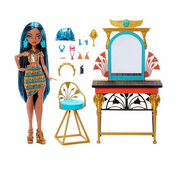 Monster High - Cleo DeNile  Self Scare Day Doll and Playset - Picture 2 of 7